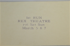 1953 1st Run Rex Theater 'The Caddy' Poster Starring Dean Martin & Jerry Lewis - Reproduction