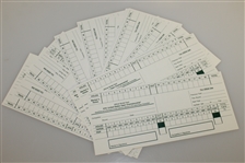 Nineteen Official 1997 US Open at Congressional Country Club Scorecards