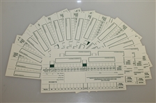 Nineteen Official 1995 US Open at Shinnecock Hills Golf Club Scorecards