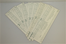 Seven Official 1990 US Open at Medinah Country Club (No. 3 Course) Scorecards