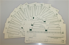Eighteen Official 1994 US Open at Oakmont Country Club Scorecards