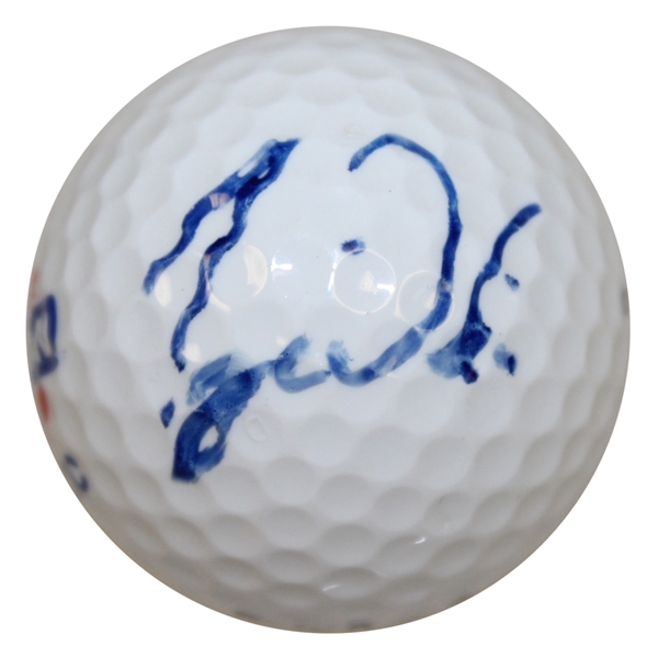 Tiger Woods Signed Nissan Open Logo Golf Ball FULL JSA #Z69849
