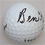 Ben Hogan Signed Legend Logo Golf Ball FULL JSA #Z69850