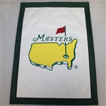 Arnold Palmer & Jack Nicklaus Signed Masters Undated Garden Flag JSA ALOA
