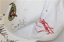 Tiger Woods, Phil Mickelson, and others Signed 1998 US Open Hat JSA ALOA