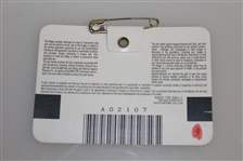 1997 Masters Tournament Series Badge #A02107 - Tiger Woods' First Masters Win