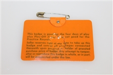 1971 Masters Tournament Series Badge #13575 - Charles Coody Winner