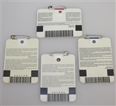 1995, 1996, 1998, & 1999 Masters Tournament Series Badges - Crenshaw, Faldo, O'Meara, & Olazabal