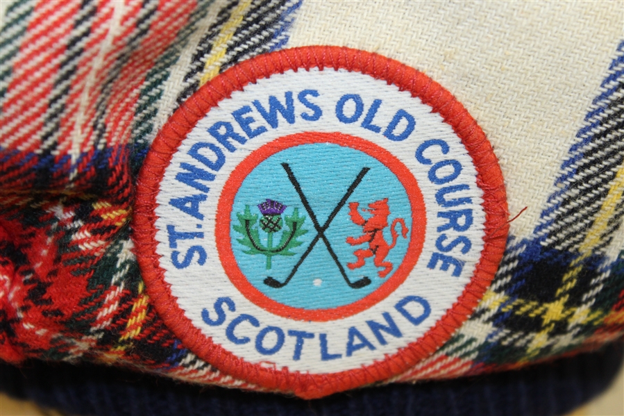 Traditional Old Course St. Andrews Scotland Tam O'Shanter Bonnet
