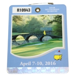 2016 Masters Tournament Series Badge #R10943 - Danny Willett Winner