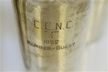 Three Sterling Silver Member Guest Cups - 1952 & 1960(x2) - C.C.N.C. & Old Guard