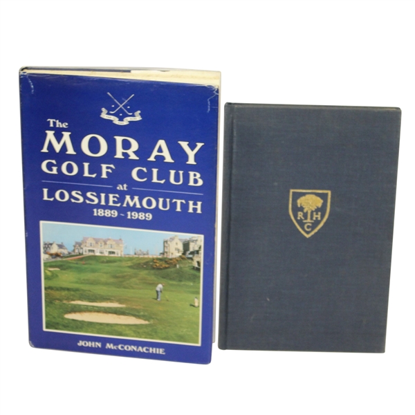 The Moray Golf Club at Lossiemouth 1889-1989 & Round Hill Club 1922-1979 Books