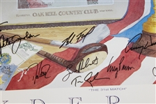 1995 Ryder Cup at Oak Hill Country Club Team USA Signed Poster JSA ALOA