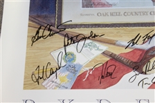 1995 Ryder Cup at Oak Hill Country Club Team USA Signed Poster JSA ALOA