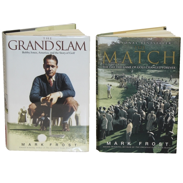 The Grand Slam Bobby Jones & The Match Golf Books - Excellent Condition