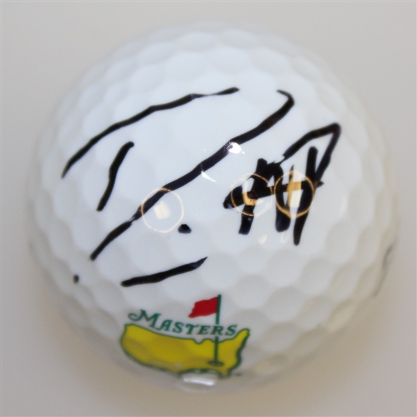 Danny Willett Signed Masters Logo Golf Ball JSA ALOA