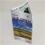 Brooks Koepka Signed 2017 US Open at Erin Hills Sunday Tee Times JSA ALOA