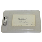 Bobby Robert T Jones, Jr. Jones Signed & Dated Album Page with Atlanta, Ga. Notation PSA/DNA #83390808