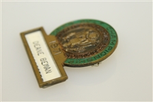 Deane Beman's 1971 US Open at Shinnecock Contestant Badge - Lee Trevino Win