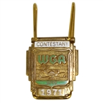 Deane Bemans 1971 WGA Contestant Badge/Money Clip