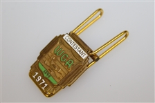 Deane Beman's 1971 WGA Contestant Badge/Money Clip