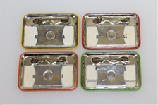 Judy Beman's Masters Clubhouse Badges - 1973, 1974, 1975, & 1977