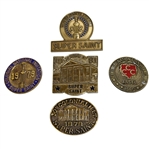 Deane Bemans Colonial Invitational Super Saint Badges - 1978-1982