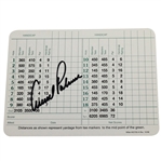 Arnold Palmer Signed Augusta National Golf Club Scorecard JSA ALOA
