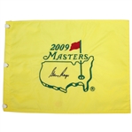 Gary Player Signed 2009 Masters Embroidered Flag JSA ALOA
