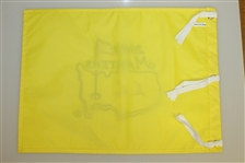 Gary Player Signed 2009 Masters Embroidered Flag JSA ALOA