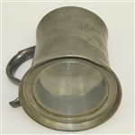1899 Allston GC Best Gross Score Reed & Barton Pewter Golf Trophy Won by George A. Sprag