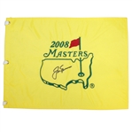 Jack Nicklaus Signed 2008 Masters Embroidered Flag JSA ALOA