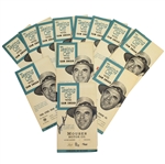 Sam Snead Teeing Off with Sam Snead Booklet Complete Set - One Signed JSA ALOA