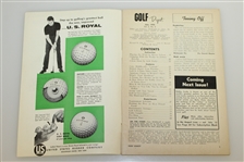 Cary Middlecoff Signed 1955 July Golf Digest Booklet - Signed on Cover JSA ALOA