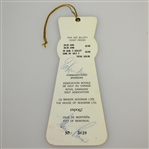 Billy Casper Signed 1967 Canadian Open Expo Golf Ticket JSA ALOA
