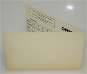 Gene Littler Signed 1955 The Labatt Open at Summerlea Golf Club Scorecard JSA ALOA