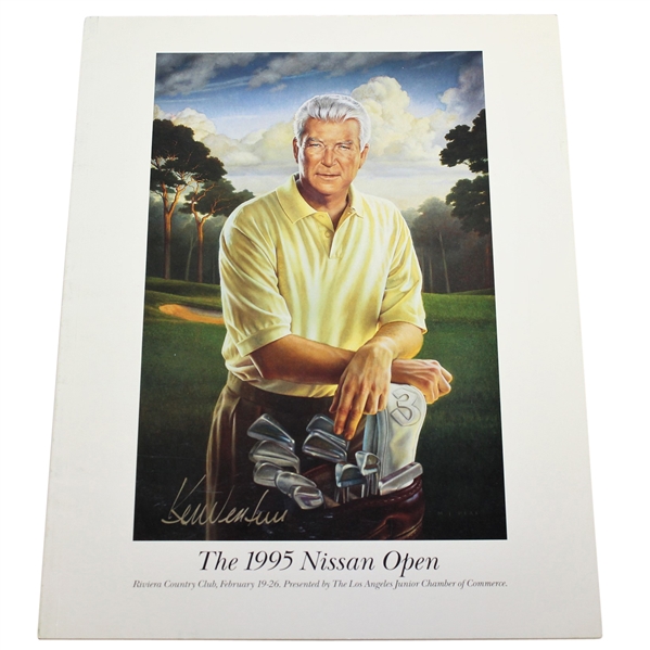 Ken Venturi Signed 1995 Los Angeles Open at Riviera Country Club Program JSA ALOA