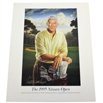 Ken Venturi Signed 1995 Los Angeles Open at Riviera Country Club Program JSA ALOA