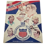 Jack Nicklaus Signed 1976 Tournament Players Championship Program JSA ALOA