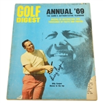 Billy Casper Signed 1969 Golf Digest Magazine JSA ALOA
