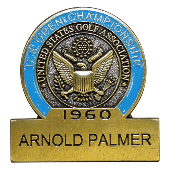 Arnold Palmer 1960 US Open Commemorative Contestant Badge - 2017 US Open Limited!