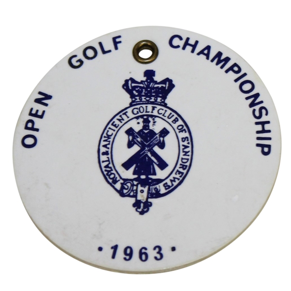 1963 OPEN Championship at Royal Lytham & St. Annes Golf Club Bag Tag - DL Melville