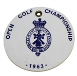 1963 OPEN Championship at Royal Lytham & St. Annes Golf Club Bag Tag - DL Melville