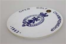 1963 OPEN Championship at Royal Lytham & St. Annes Golf Club Bag Tag - DL Melville