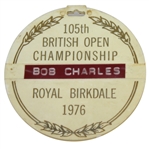 1976 OPEN Championship at Royal Birkdale Golf Club Bag Tag - Bob Charles