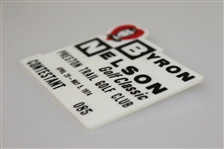 1974 Byron Nelson Golf Classic at Preston Trail Golf Club Contestant Badge #085
