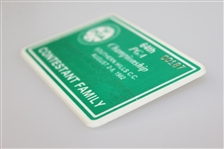 1982 PGA Championship at Southern Hills CC Contestant Family Badge #00187
