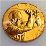 Arnold Palmer Commemorative Coin as Gift from North Oaks to David Graham with Note