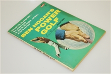Ben Hogan Signed Book 'Ben Hogan's Power Golf' on Cover JSA ALOA