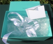 Tiffany & Co Luxury Leaded Crystal Art Glass Golf Club Paperweight with Box
